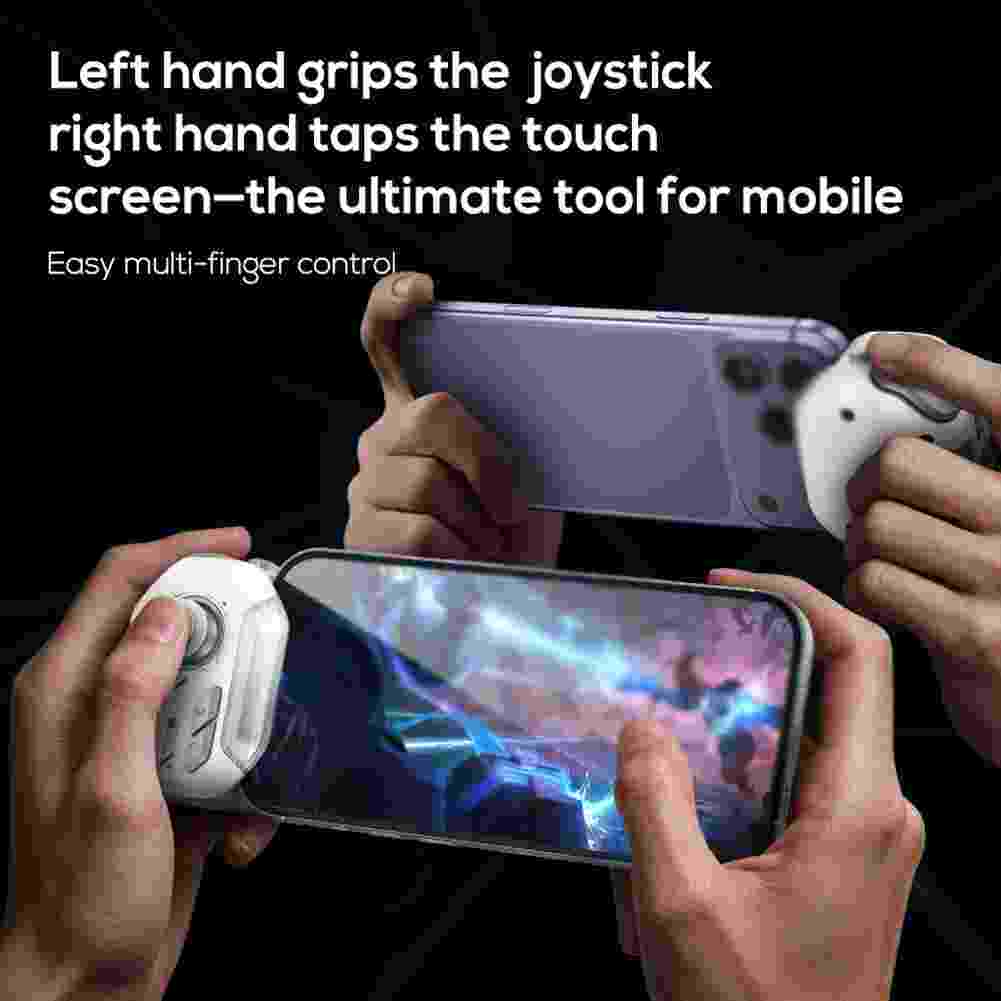Mobile Electronics Gadgets - จอยสติ๊กเล่นเกมมือถือ MB07 พร้อมปุ่ม RGB แบบกำหนดเองและฟังก์ชันมาโคร คอนโทรลเลอร์เกมไร้สายสำหรับ