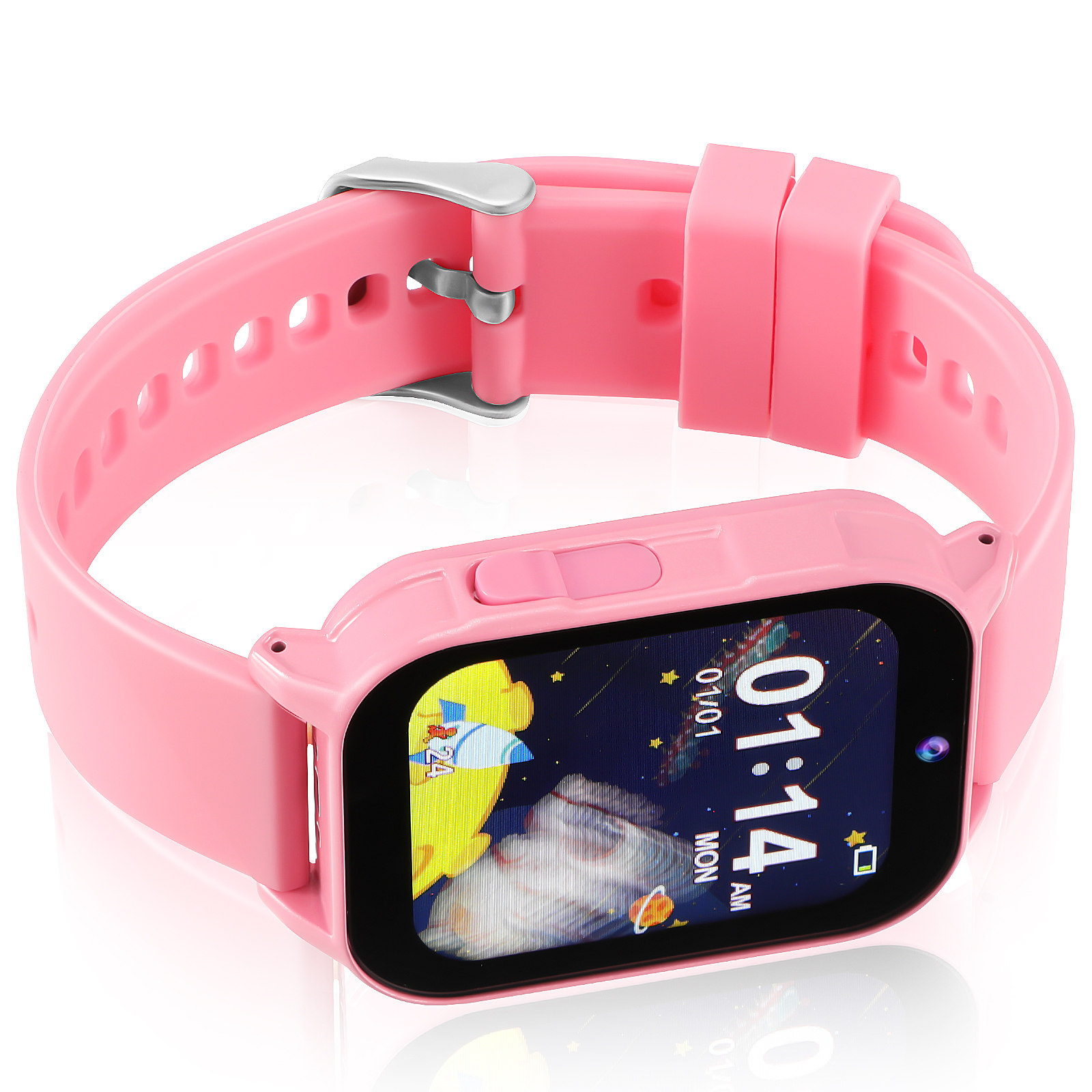 Smart Watch Kids - นาฬิกาดิจิตอลสำหรับเด็กพร้อมเกม สมาร์ทวอทช์สำหรับเด็ก น้ำหนักเบา สวมใส่สบาย เหมาะสำหรับโรงเรียน กีฬา