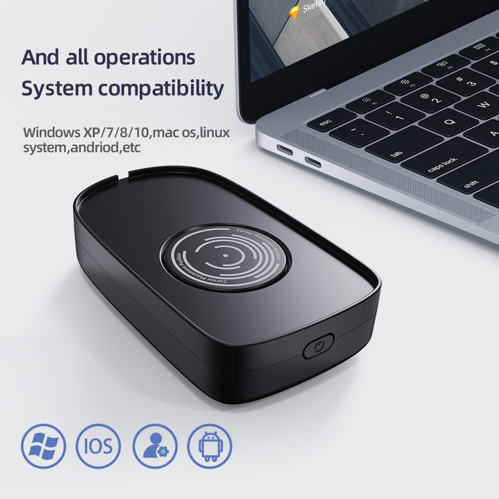 Auto Mouse Mover - ไม่สามารถตรวจจับได้เมาส์จิกเกอร์ 5V 1A จำลองเมาส์มูเวอร์เมาส์ไร้สายแบบมีสายสำหรับคอมพิวเตอร์ปลุกสำหรับรักษา PC ให้เปิดใช้งาน