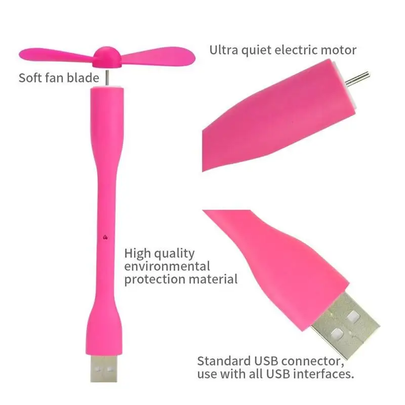Electronics Gadgets Sale - พัดลมเล็กแบบพกพา USB ขนาดเล็กพัดลมแบบยืดหยุ่นอุปกรณ์ USB สำหรับแท็บเล็ต