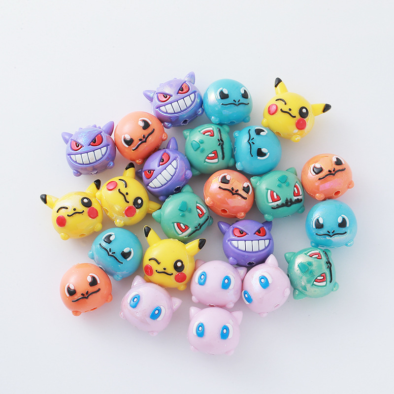 12 ชิ้น ลูกปัดโปเกมอน DIY สายค - Mobile Electronics Gadgets บทวิจารณ์และราคา