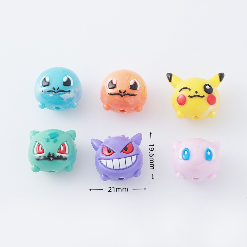 12 ชิ้น ลูกปัดโปเกมอน DIY สายค - Mobile Electronics Gadgets บทวิจารณ์และราคา
