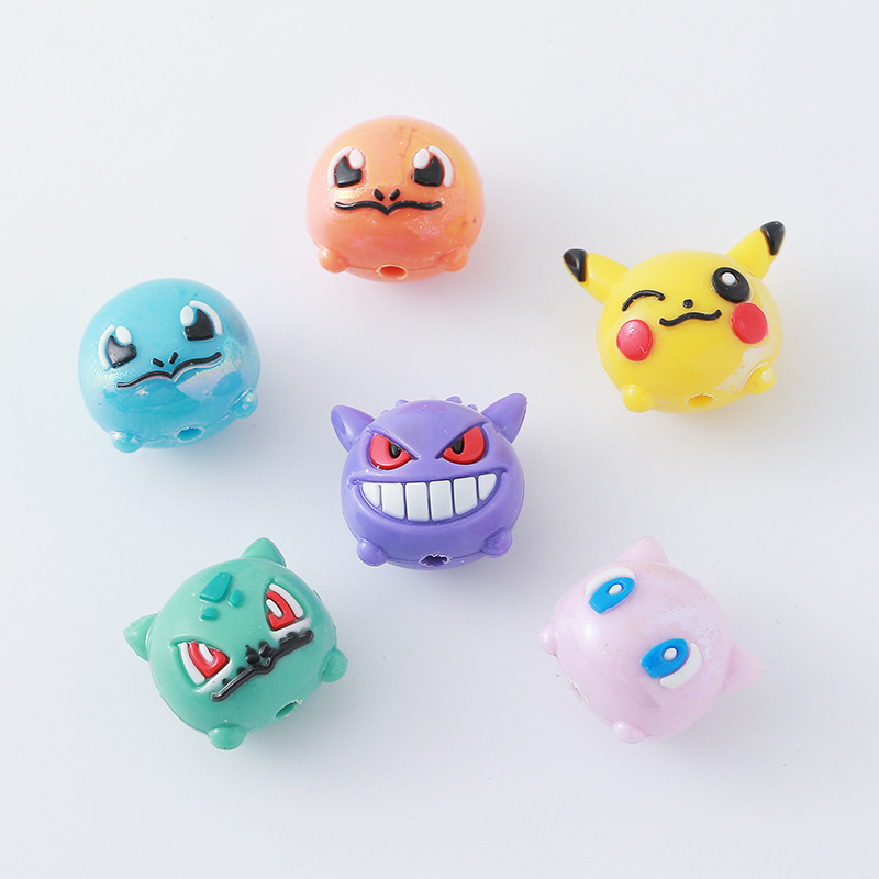 12 ชิ้น ลูกปัดโปเกมอน DIY สายค - Mobile Electronics Gadgets บทวิจารณ์และราคา