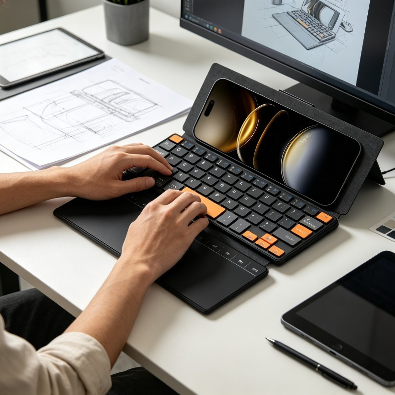 คีย์บอร์ดขนาดเล็กบางเฉียบ คีย์ - Wireless Keyboard Mini บทวิจารณ์และราคา