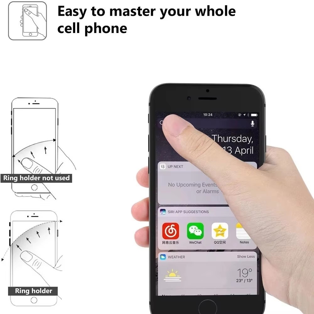 ที่วางโทรศัพท์มือถือแบบวงแหวนส - Mobile Electronics Gadgets บทวิจารณ์และราคา