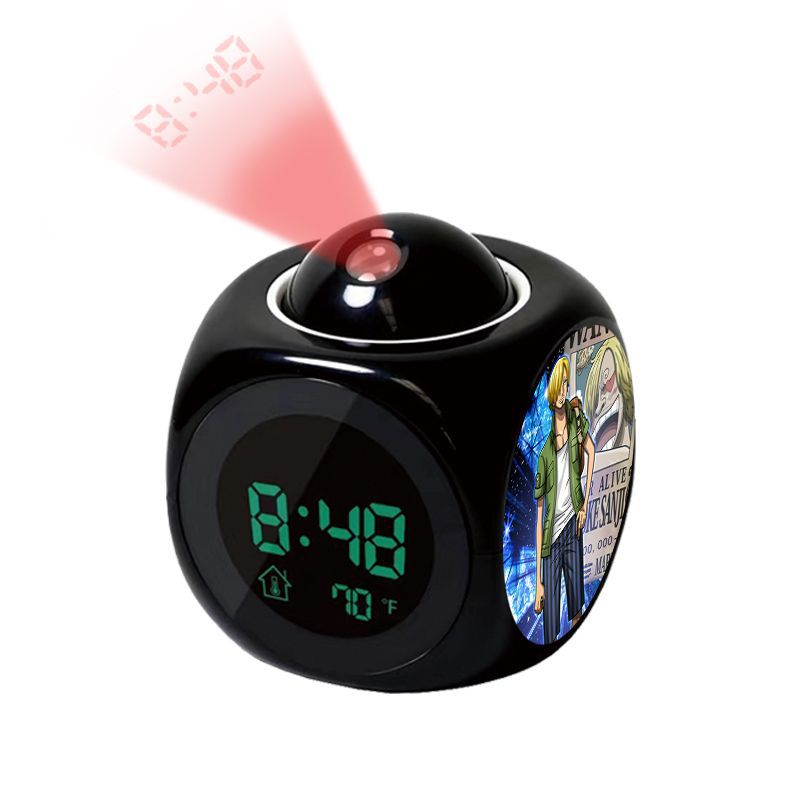 นาฬิกาปลุกฉายภาพอนิเมะวันพีซ ล - Digital Alarm Clock บทวิจารณ์และราคา