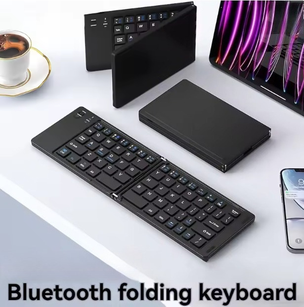 คีย์บอร์ดไร้สายแบบพับได้ขนาดเล - Wireless Keyboard Mini บทวิจารณ์และราคา