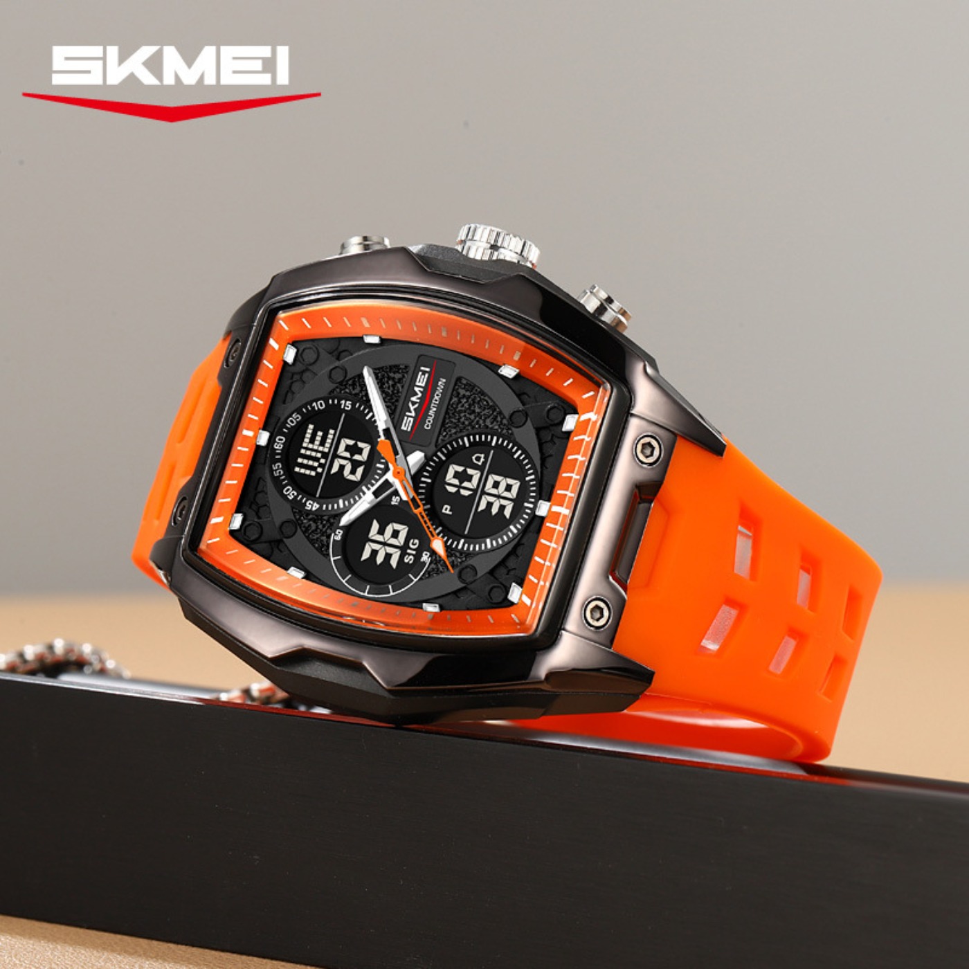 2601 นาฬิกาข้อมือนาฬิกาดิจิตอล - Digital Alarm Clock บทวิจารณ์และราคา
